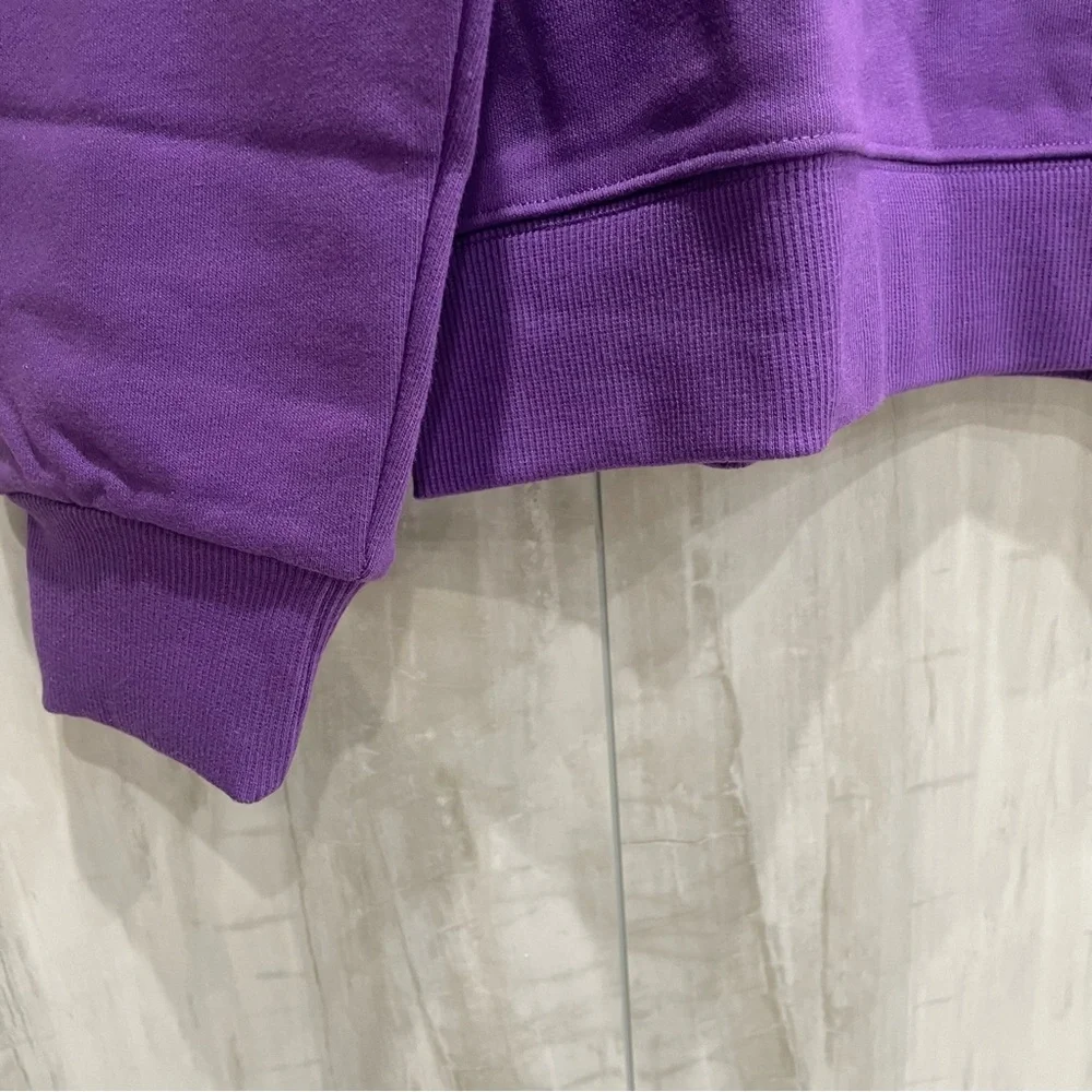 Parke Women's Bold Purple Sweatshirt - Picture 3 of 9